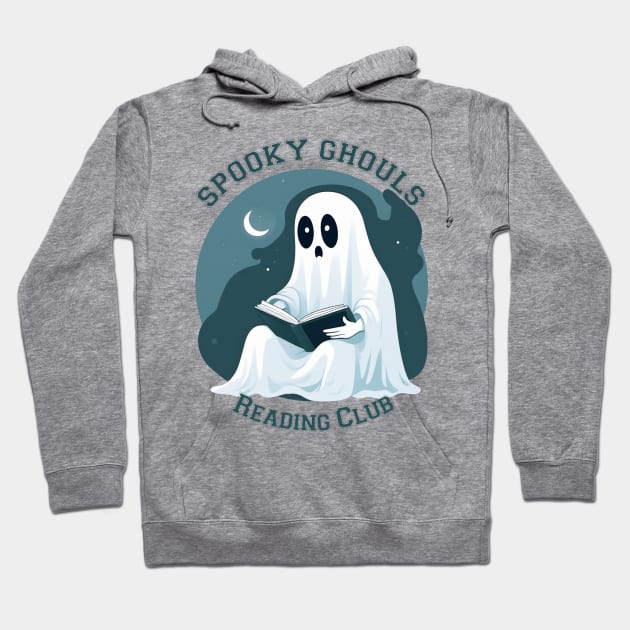 Spooky Ghouls Reading Club, Spooky Season Hoodie by Rishirt